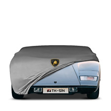 LAMBORGHİNİ COUNTACH  Indoor and Garage Car Cover Logo Option Dust Proof ,Fabric picture