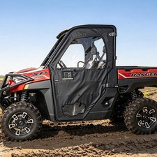 2pc Soft Doors Kit UTV Cab Enclosures For Polaris Ranger 1000/XP 1000 2017-2027 picture