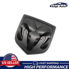 1PC Ram Head Rear Tailgate Trunk Emblem For 09-18 RAM 1500 2500 3500 Matte Black picture
