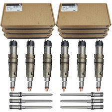 6PCS CUMMINS ISX15 INJECTOR 2897320 5579419 SUPERCED 5579419PX 2897320PX w/Tube picture