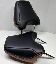 13-16 Toyota FRS 86 Head Rest Headrest Brown & Black White Stitch Limited Pair picture