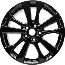 Refurbished 18x7.5 Painted Gloss Black Wheel fits 2016-2018 Nissan Altima picture