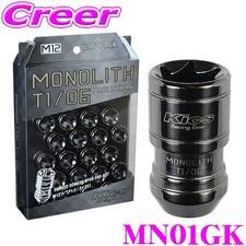 KYO-EI MN01GK Kics MONOLITH M12 x 1.5 Glorious Black 20-Piece Set picture