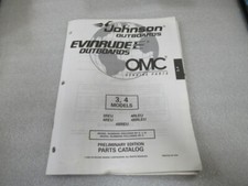 PM169 1997 OMC Johnson Evinrude 3/4 Models Prelim Edition Part Catalog 438650 picture