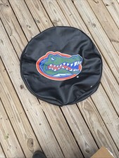 Florida Gators Spare Tire Cover Black Vinyl Jeep SUV Truck UF NCAA Football Used picture