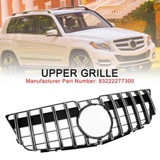 Front Bumper Upper Grill Grille Fit Mercedes-Benz GLK X204 2008-2012 GT Style. picture