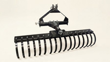 IMPACT IMPLEMENTS® Agricultural Field Rake With Spring Steel for Cat 0 Tractors picture