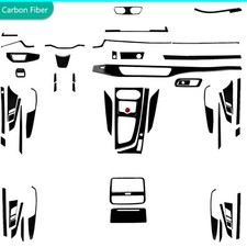 60Pcs Glossy Piano Black Full Interior Dash Trim Kits For Audi A4 A5 B9 2017-24 picture
