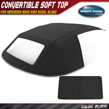 Convertible Soft Top w/ Plastic Window Black for Mercedes-Benz 300SL 500SL R129 picture