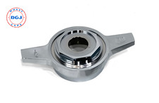 *Single LEFT Side Zenith Hex Cut Superswept Chrome Knockoff Spinner for Lowrider picture
