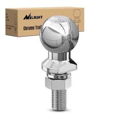 Nilight 2 Inch Diameter Chrome Trailer Hitch Ball picture