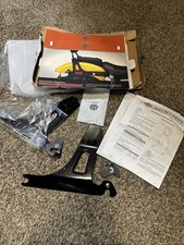 Harley-Davidson H-D 52124-09A Quick Detach  Sissy Bar Upright Side Plates Black picture
