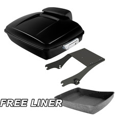 Chopped Trunk & Mount Rack Pad Fit For Harley Touring Electra Road Glide 1997-08 picture