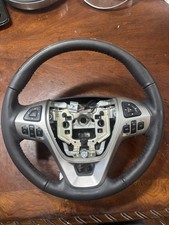 12-19 FORD FLEX LEATHER STEERING WHEEL AUDIO CRUISE CONTROL OEM picture