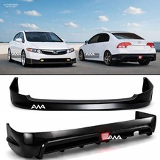 For 06-08 Honda Civic Sedan 4Dr Mugen RR Style Front & Rear Bumper LED Lip Kit picture