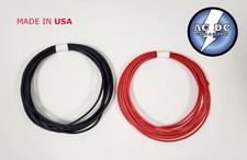 20 FEET AUTOMOTIVE PRIMARY WIRE 12 AWG HIGH TEMP GXL WIRE BLACK + RED 10 FT EA picture