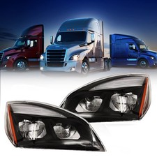 Torque PAIR Black Halogen Headlight Replacement for 2018-2022 Freightliner picture