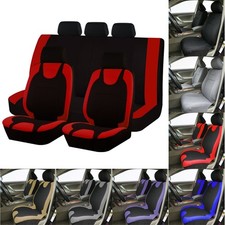 Full Set Fabric Seat Covers Breathable For Hyundai Elantra Tucson Santa Fe Kona picture