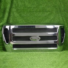 For 2004-2015 Ford F-650 F650 F-750 Chassis Front Grille Grill Chrome Assembly picture
