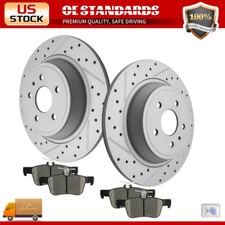 316mm Rear Disc Rotors Ceramic Brake Pads for Ford Escape Fusion Lincoln MKC picture