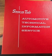 Vintage 1959 Snap On Tools Automotive Technical Information Service Index Manual picture
