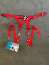 Sparco 4 Point 2 Inch Lap & Shoulder Snap-In Harness CAM Lock Fastener 04694BM picture