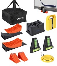 Heavy Duty RV Leveling Stabilizer Kit 13PCS Two Axle Hitch Stand Trailer Camper picture
