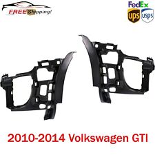 New Bumper Bracket For 2010-2014 Volkswagen GTI Suppot Cover Left & Right 2Pc picture