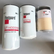 NEW Cummins ISX Oil Change Kit Cummins Filter Kit LF14000NN, FF5776, FS19765 picture