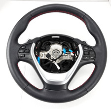 2016-2018 BMW 330E F30 STEERING WHEEL W/PADDLE SHIFTER CRUISE CONTROL SWITCH OEM picture