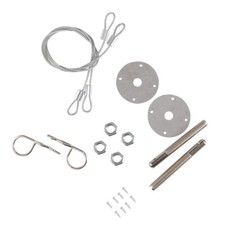 Universal Stainless Steel Hood Pins / Bonnet Lock Pin Kit US Seller picture