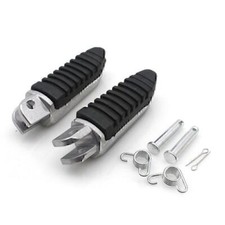 Left&Right Aluminum Universal Motorcycle Folding Foot Peg Footrest Pedal Step picture