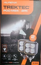 Alpena TrekTec POD MS4 2PK (White Flood Lights) LED 1800 Lumens picture