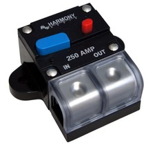 Harmony Audio HA-CB250 Car / Marine Stereo Manual Reset 250 Amp Circuit Breaker picture