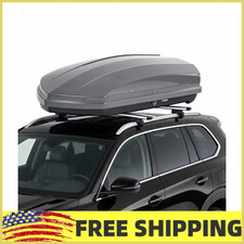 19.4 Cu. Ft. Car SUV Rooftop Cargo Box Luggage Carrier Dual-Side Opening 220 lbs picture