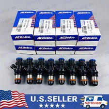 8pcs OEM 4holes Fuel Injectors 17113553 For 99-07 Chevy Silverado 4.8L 5.3L 6.0L picture