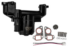 LS1 LS2 LS3 LS6 6.0 Electric Water Pump 35+ GPM Aluminum Black EWP Chevy LSX picture
