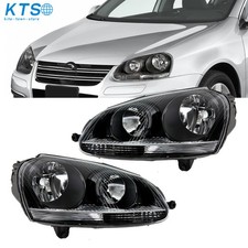Black For Volkswagen Jetta GTI/Jetta/Rabbit  2006 2007 2008 2009 Headlights picture