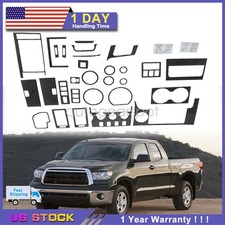 29Pcs For Toyota Tundra 2007-2013 Carbon Fiber Interior Full Kit Cover Trim picture