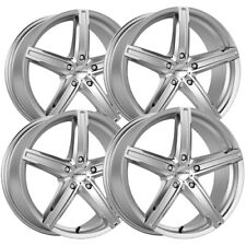 (Set of 4) Vision 469 Boost 16x7 5x115 +38mm Silver Wheels Rims 16