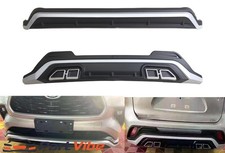 2Pcs Front Rear Skid Plate Bumper Guard Bar Fits for Toyota Highlander 2022 2023 picture