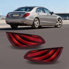 For 2013-2020 Mercedes-Benz S-Class W222 LED Tail Light Rear Brake Lamps (Pair) picture