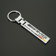 Metal Car Logo Style Keychain KeyRing Auto Emblem Pendant Key Fob Gift for AMG picture