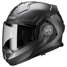 LS2 FF901 Advant X Solid Modular Motorcycle Helmet w/SunShield Titanium picture
