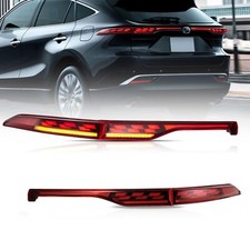 VLAND RED LED Rear Lamps Taillights For Toyota Venza 2022-2024 Dynamic Animation picture