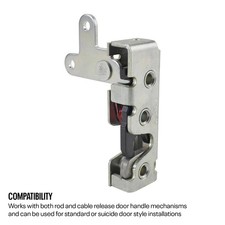 Speedway 91052862 Replacement Steel Slim-Line Bear Style Jaw Right Door Latch picture