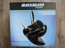 Quicksilver Nemesis 4-Blade Aluminum Pontoon Prop, 13.8