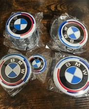 （7x）New BMW - 50th Anniversary Emblem Badges - 82/74/68/45mm picture