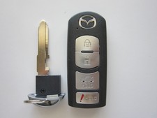 OEM 2010-2013 MAZDA 3 SMART KEY KEYLESS REMOTE WAZX1T763SKE11A03 UNCUT picture