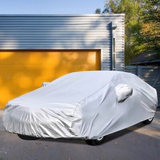 Full Sedan Car Cover Waterproof All Weather Protection Anti-UV Rain Snow Sun picture